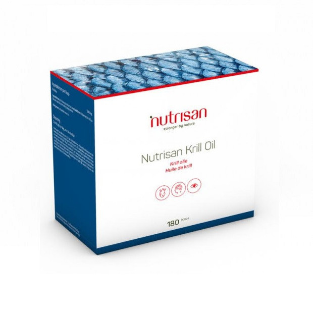 Nutrisan krill olie 500mg 180 capsules