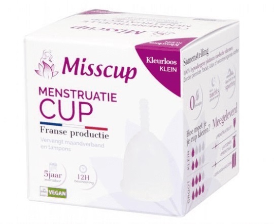 Eco conseils Misscup menstruatie cup groot roze 1 Stuk
