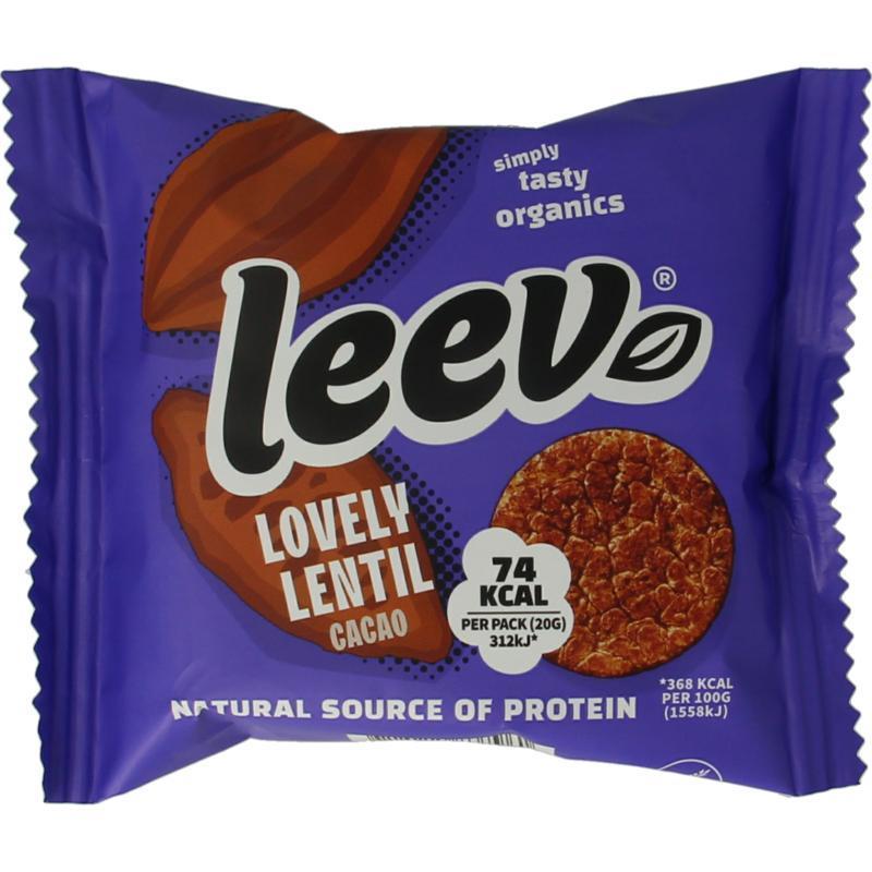 Leev Lovely lentil cacao 20 Gram