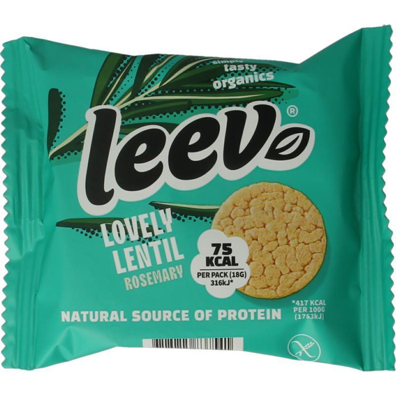 Leev Lovely lentil rosemary 18 Gram
