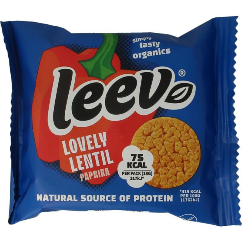 Leev Lovely lentil paprika 18 Gram