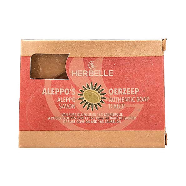Herbelle Aleppo's Oerzeep olijfolie met 16% laurierolie 200g