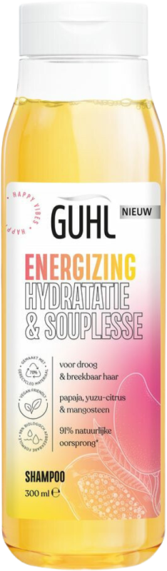 Guhl Happy vibes energizing hydratatie & soupplesse shampoo 300ml