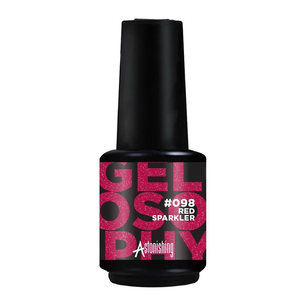 Kapperskorting Astonishing Gelosophy 098 RED SPARKLER 15ml