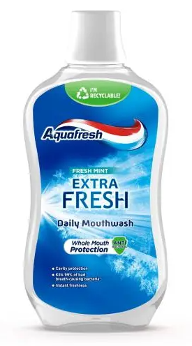 Aquafresh Mondwater extra fresh 500ml
