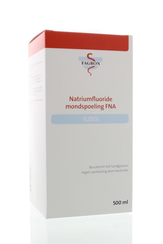 Fagron Natriumfluoride mondspoeling 0.05% 500ml