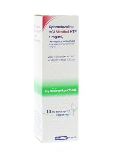 Healthypharm Xylometazoline menthol neusspray 1mg 10ml