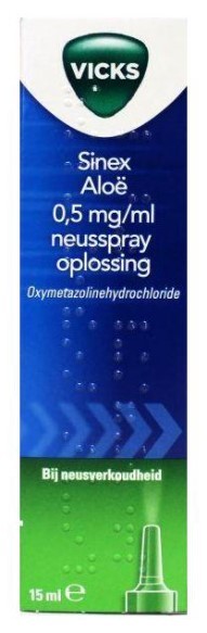 Vicks Sinex aloë neusspray 15ml