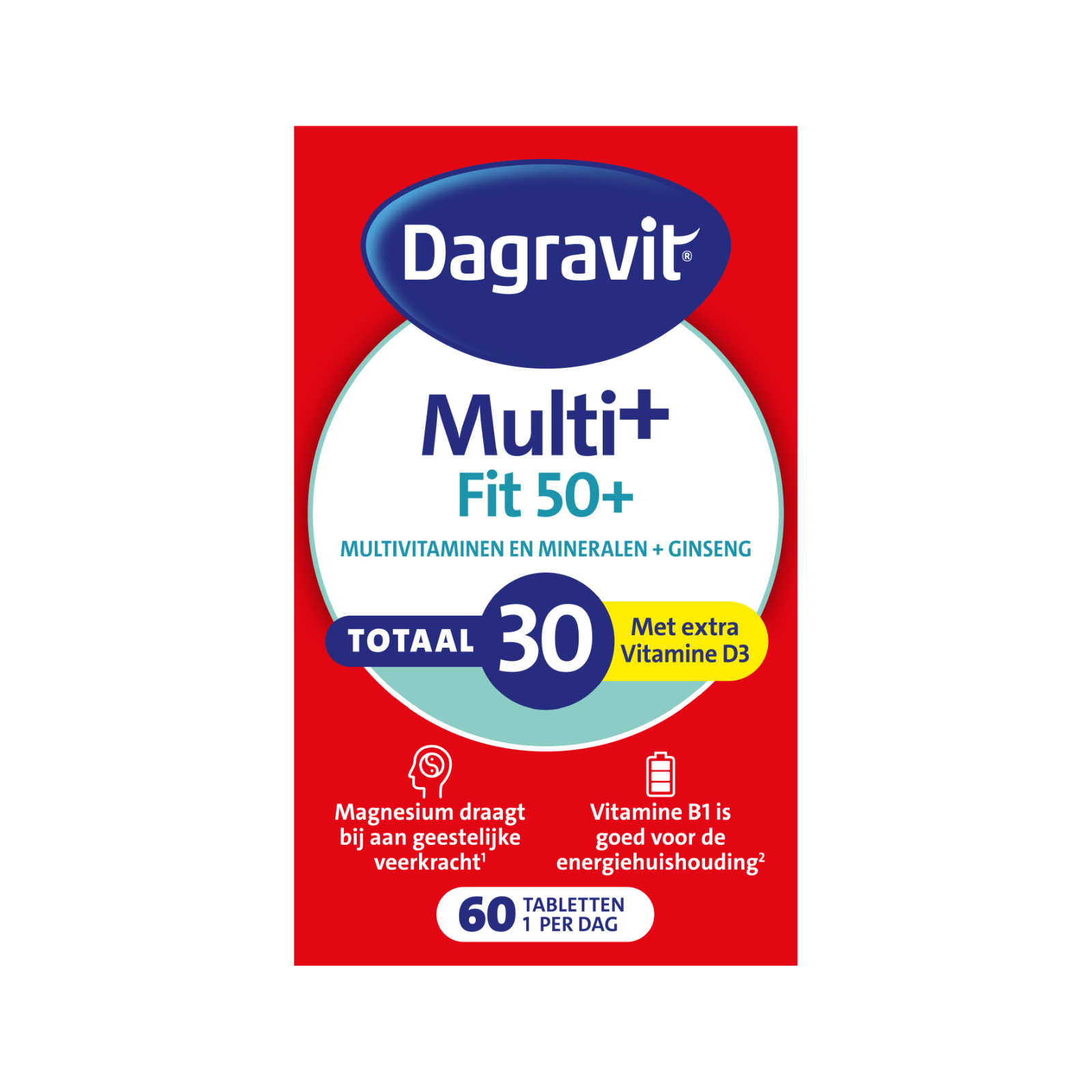 Dagravit Vitaal 50+ Totaal 30 Tabletten