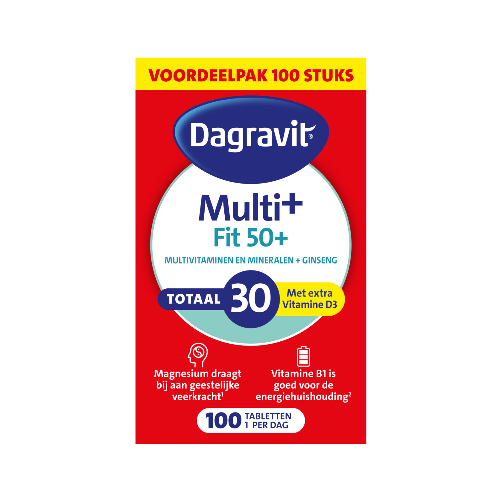 Dagravit Vitaal 50+ Totaal 30 Tabletten
