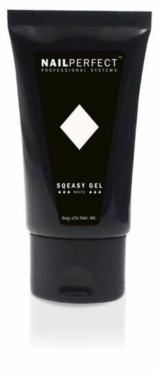 Kapperskorting NailPerfect Sqeasy Gel White 60gr