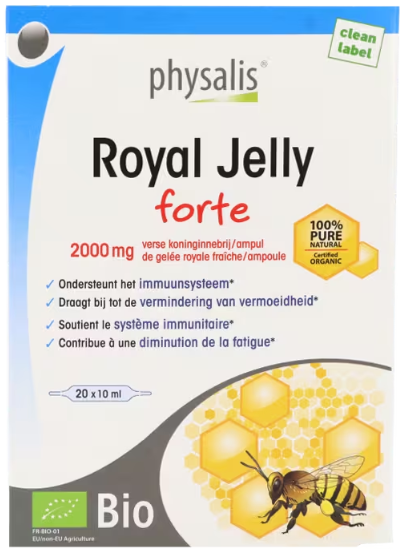 Physalis Royal jelly forte 10 milliliter 20 Ampul per dag