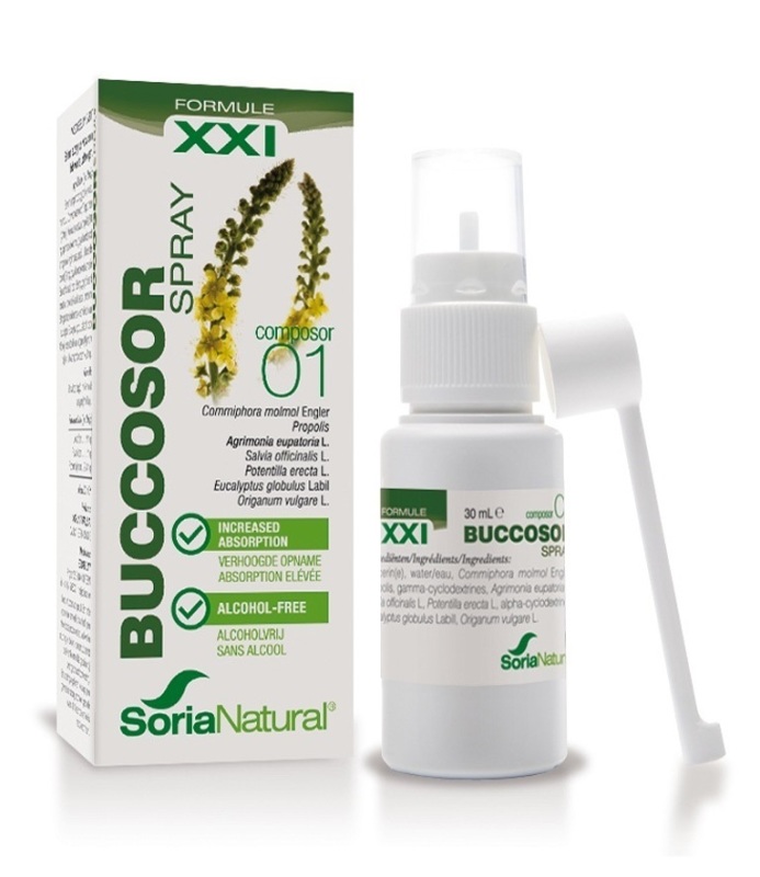 Soria Natural Buccosor keel & mondspra 30 ML