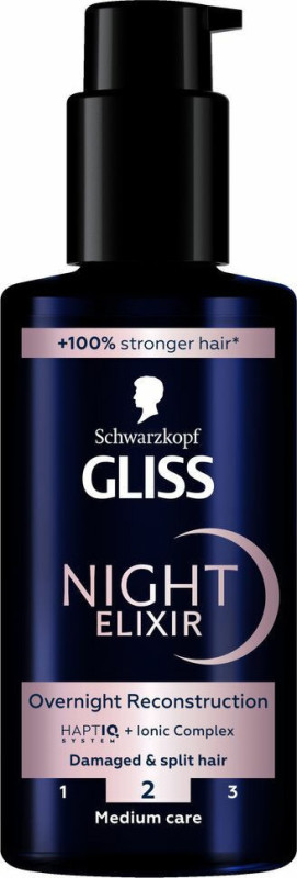 Gliss Kur Night elixer overnight reconstruction 100 ML