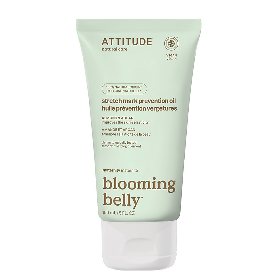 Attitude Blooming Belly Huidolie Amandel & Argan 150 ml