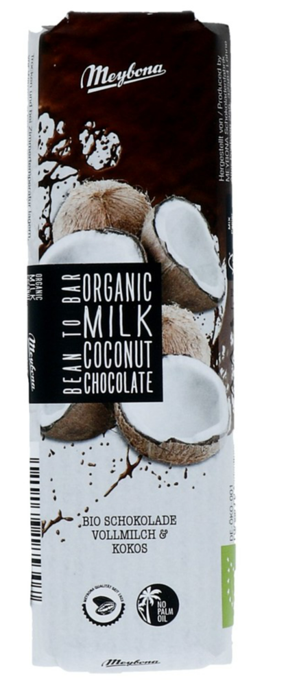 Meybona Organic Milk Coconut Chocolate Bar