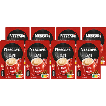 Nescafé  Classic 3 in 1 Oploskoffie - 8x 10 Sticks
