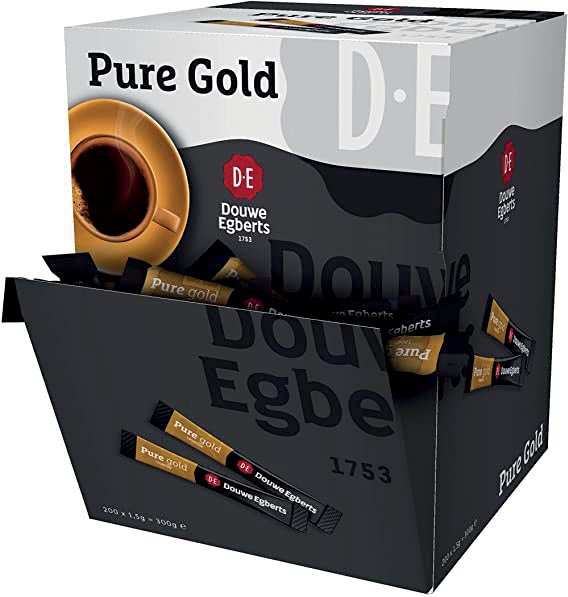 Douwe Egberts  Pure Gold Oploskoffie - 200 sticks