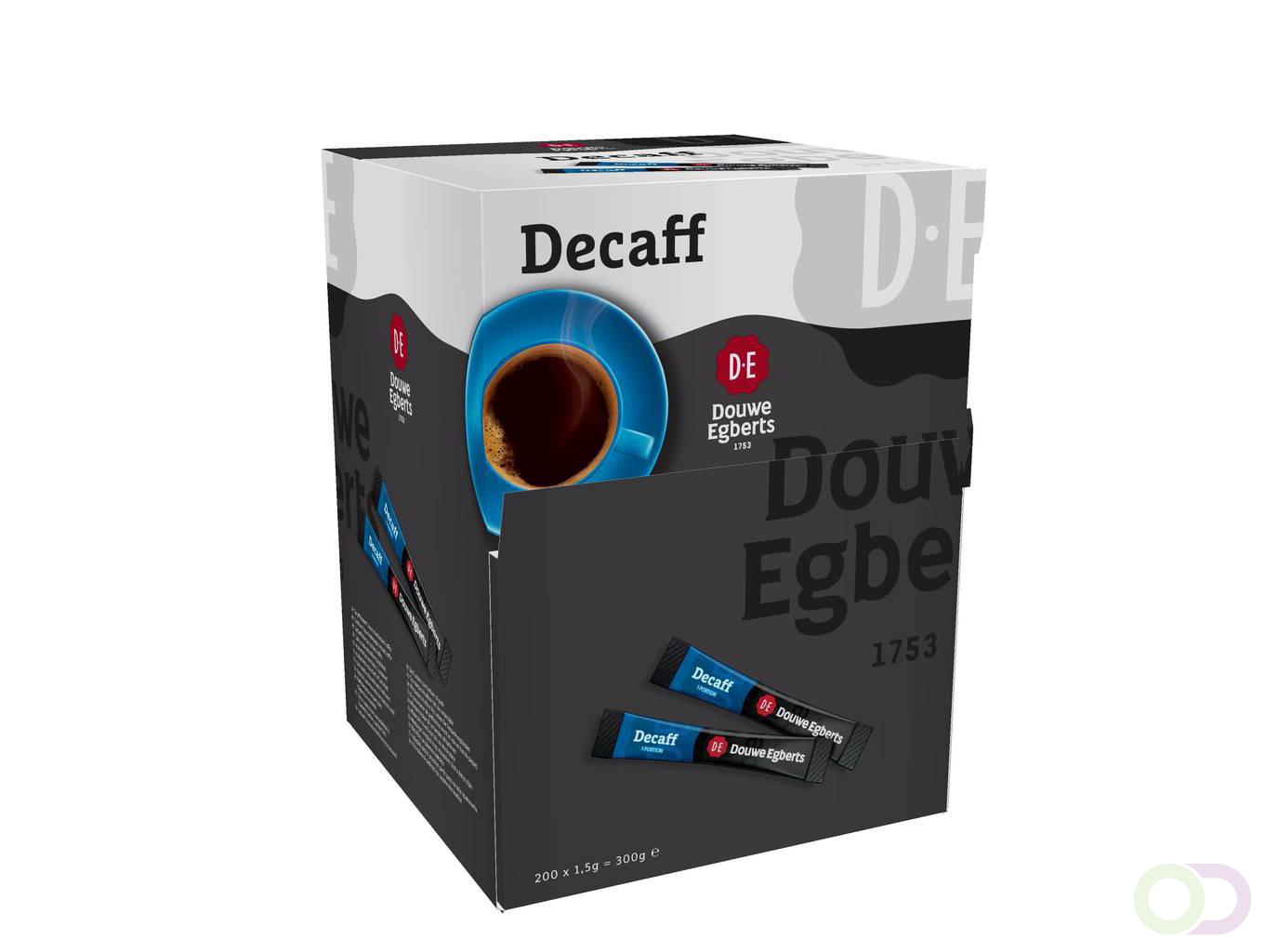 Douwe Egberts  Décafé Oploskoffie - 200 sticks