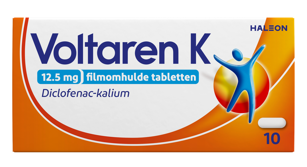 Voltaren K 12,5 mg pijnstiller Filmomhulde Tabletten Diclofenac-Kalium