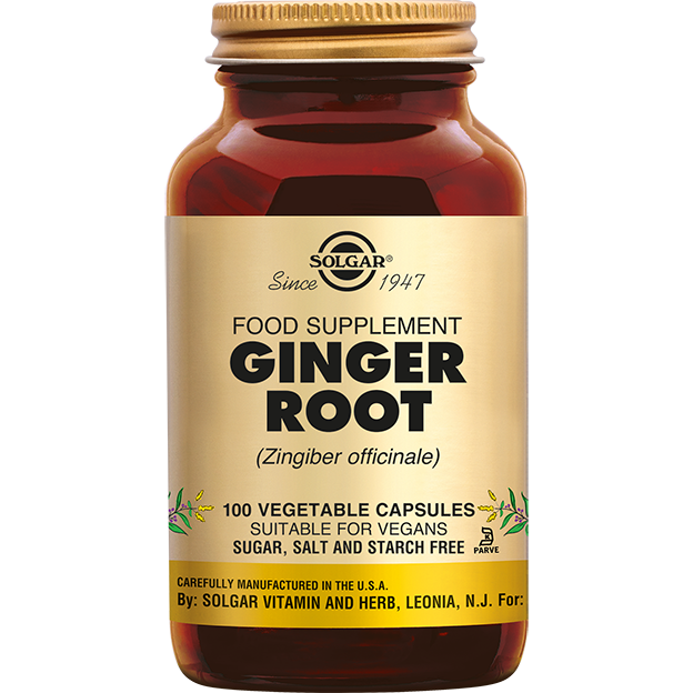 Solgar Ginger (Gember) Root Capsules