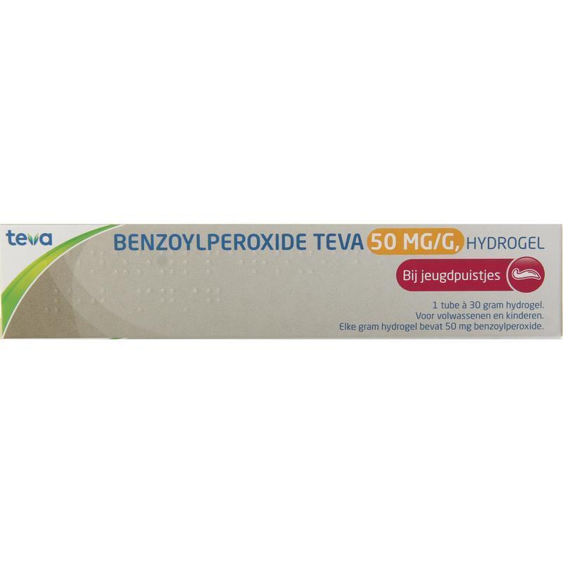 Teva Benzoylperoxide hydrogel 5% 30 gram