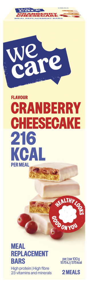 WeCare Cranberry Cheesecake Meal Replacement Bars