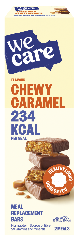 WeCare Meal Replacement Bars Chewy Caramel