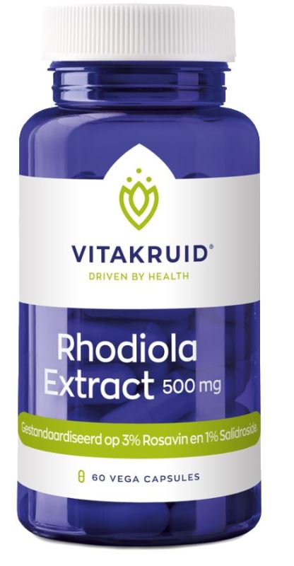 Vitakruid Rhodiola extract 500 mg 60 vegetarische capsules