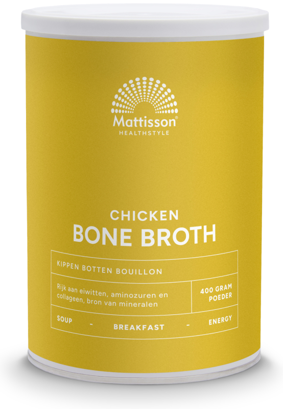 Mattisson Chicken bone broth - botten bouillon kip 400 gram