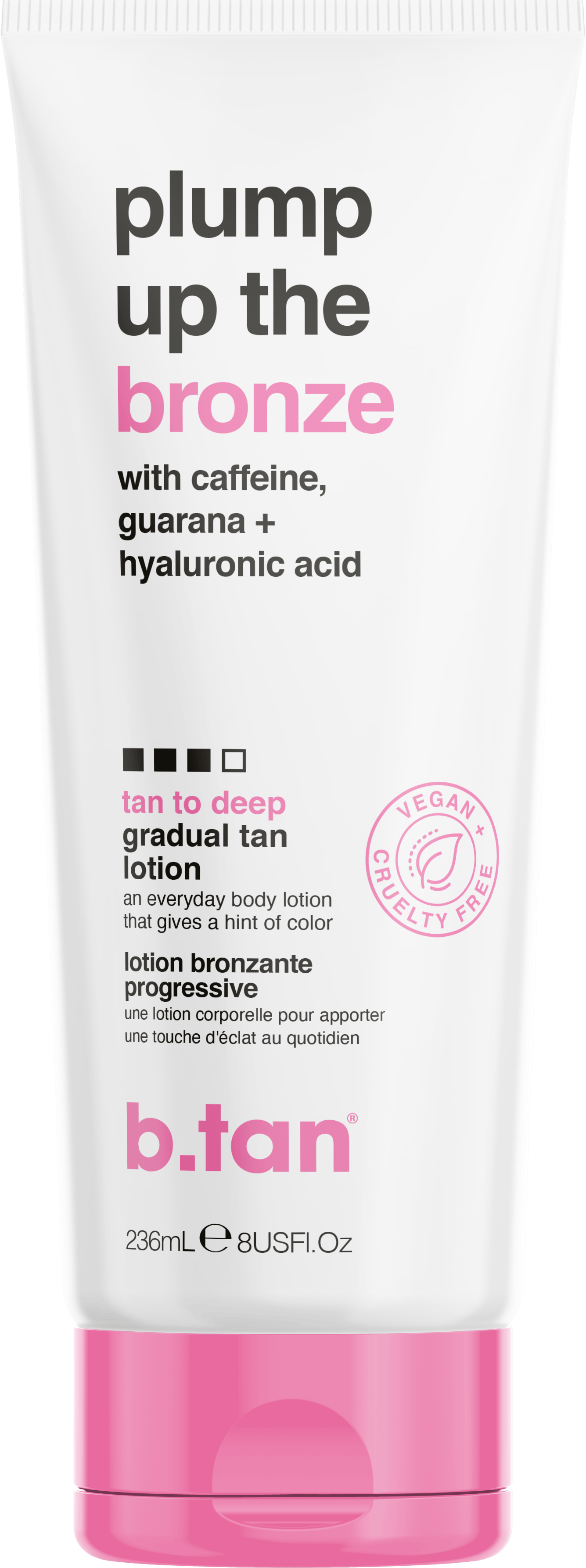 B.Tan Gradual Tan Body Lotion Plump Up The Bronze 236 ml