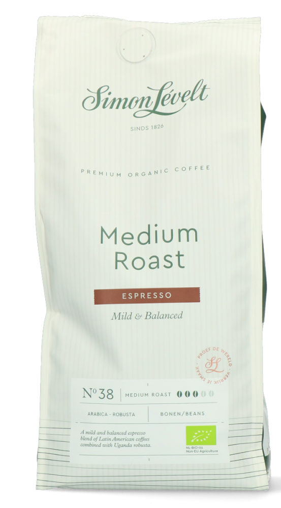 Simon Levelt Medium Roast Espresso Mild & Balanced No.38