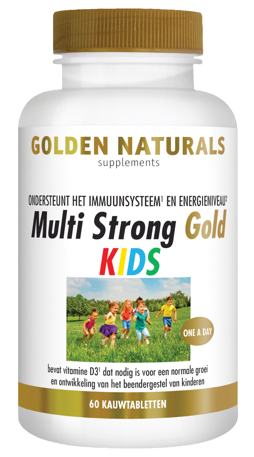 Golden Naturals Multi Strong Gold Kids Kauwtabletten
