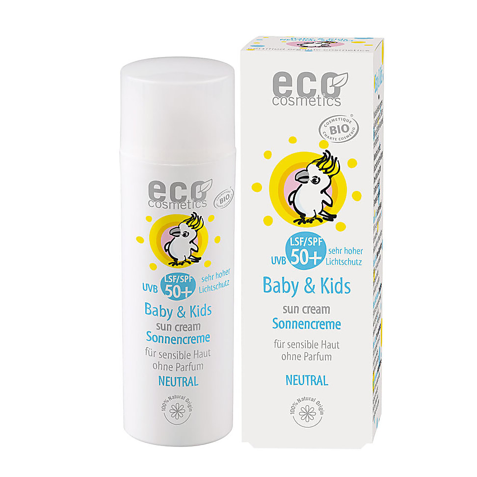 Eco cosmetics Baby & Kind Zonnebrandcreme SPF50 Neutraal