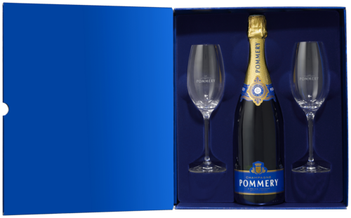Pommery Brut Royal met 2 Flutes 75CL