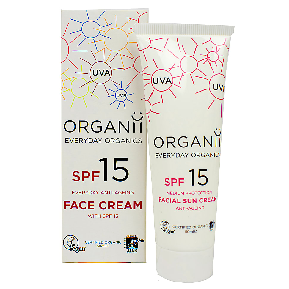 Organii Anti-aging Gezichtszonnebrandcreme SPF15