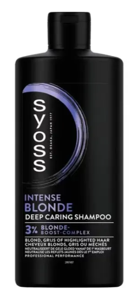 Syoss Intense blonde deep caring shampoo 440ML