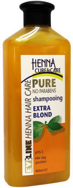 Evi Line Shampoo extra blond henna cure & care 400ml