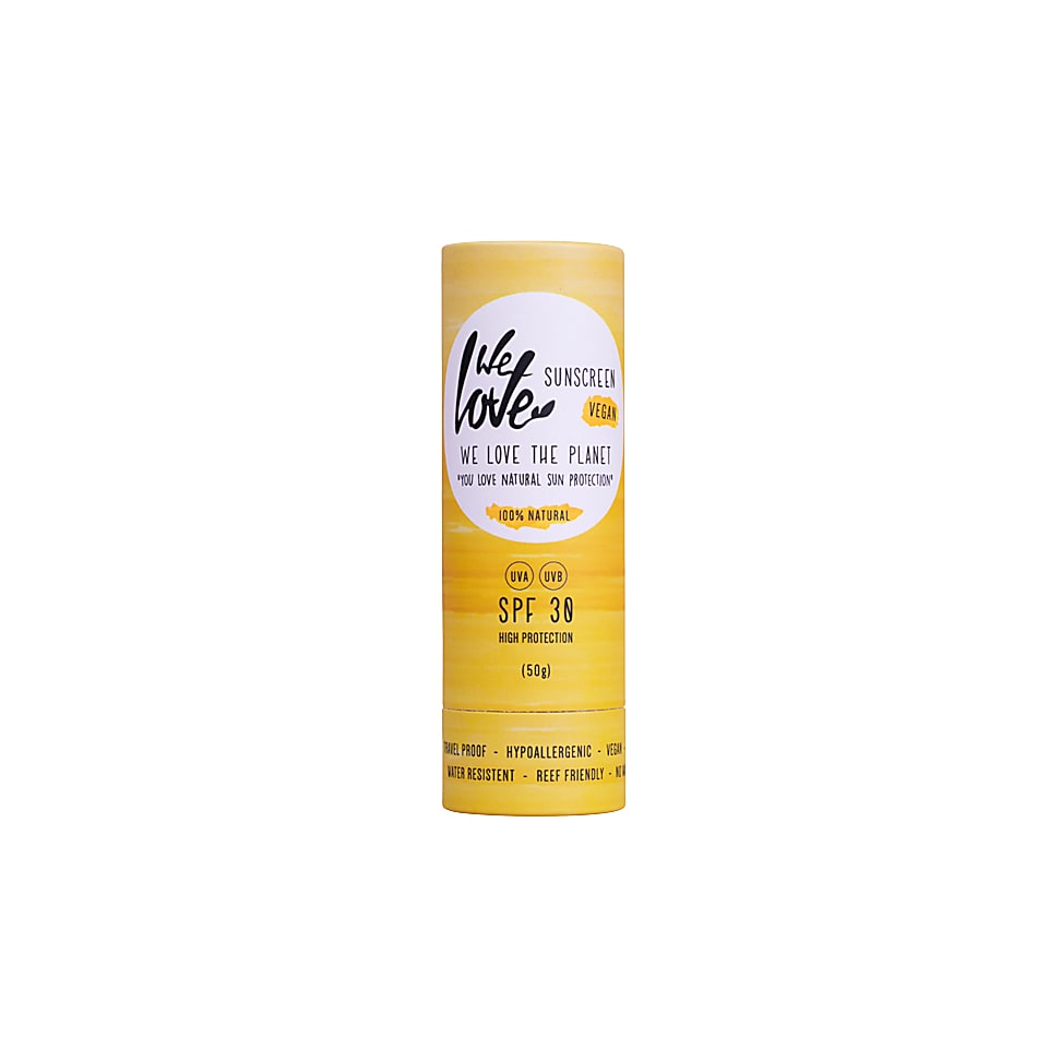 We Love The Planet Natuurlijke Zonnebrandstick SPF30