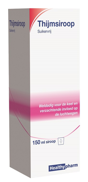 Healthypharm Thijmsiroop suikervrij 150ml