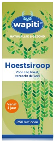Wapiti Hoestsiroop voor alle hoest 250 ML