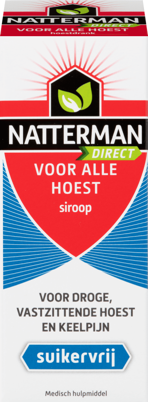 Natterman Direct alle hoest suikervrij siroop 120 ml
