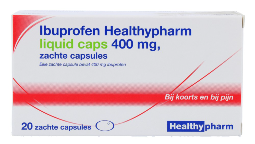 Healthypharm Ibuprofen 400mg Liquid Caps