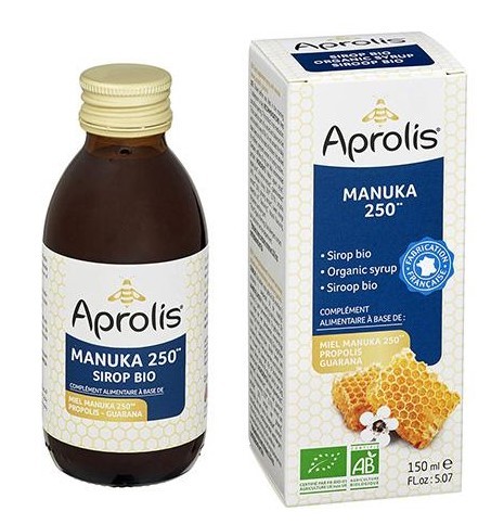 Aprolis Siroop manuka propolis guarana bio 150ml