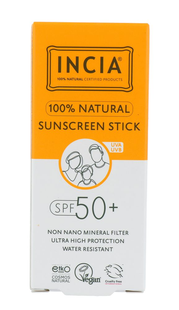 Incia 100 % Natural Sunscreen Stick SPF50+