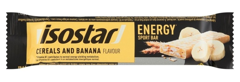 Isostar Energy sportreep banaan & granen 40g
