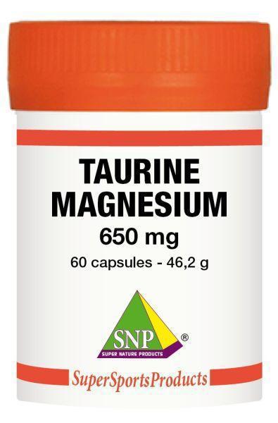 SNP Taurine 325 mg magnesium 325 mg - puur 60 Capsules