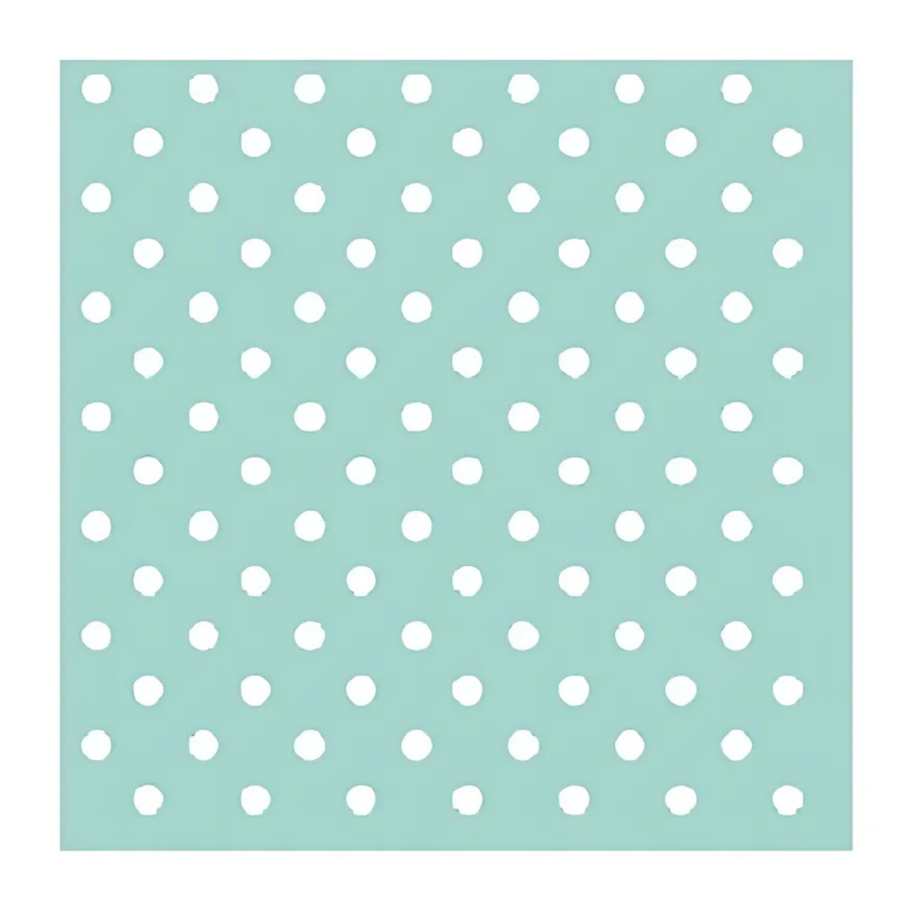 Ambiente Servetten - 20x stuks - met stippen - groen - blauw - 33 x 33 cm -
