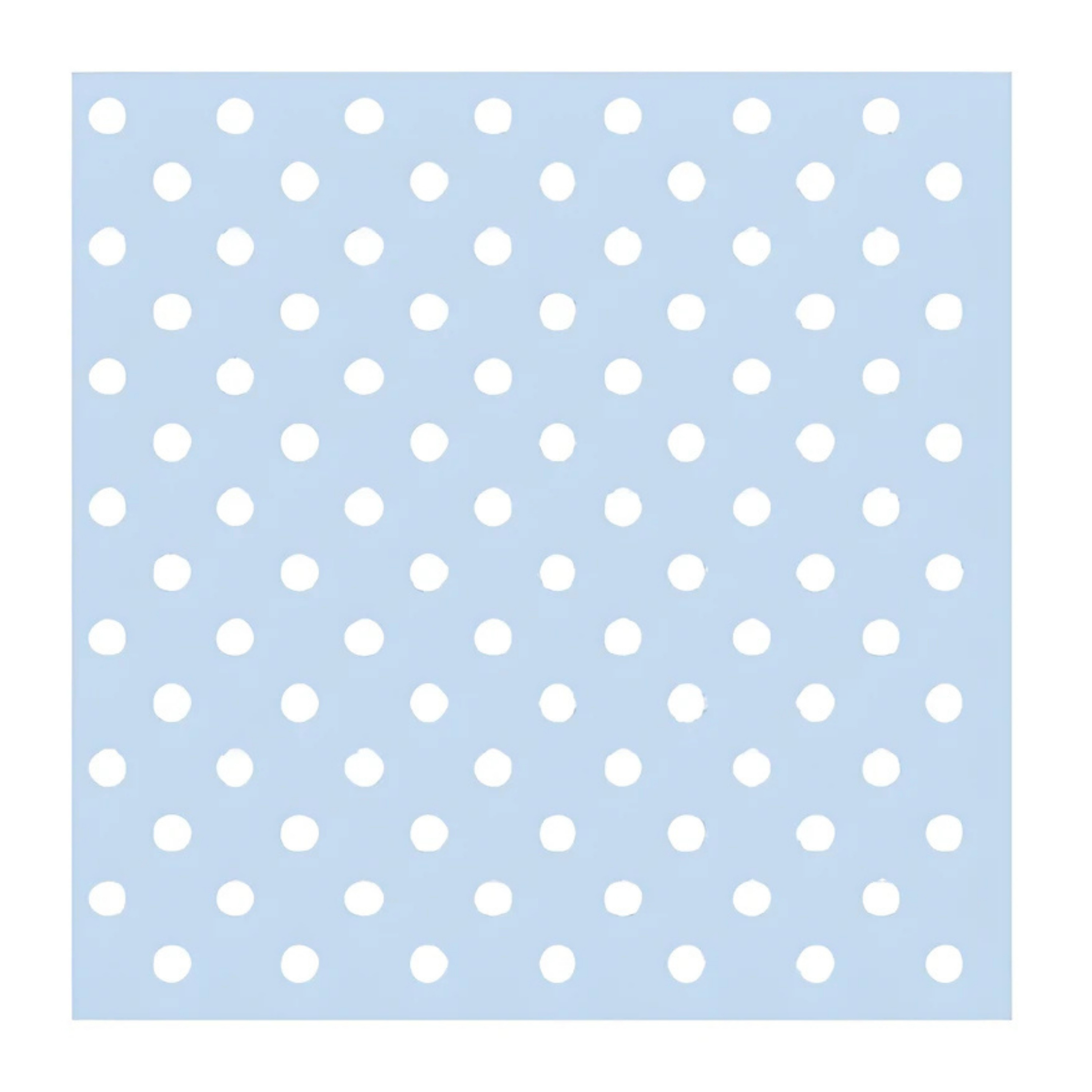Ambiente Servetten - 20x stuks - met stippen - lichtblauw - 33 x 33 cm - papier -