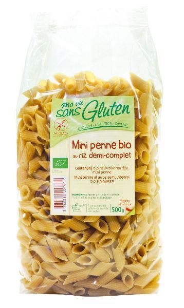 Ma Vie Sans Penne mini halfvolkoren bio - glutenvrij 500 G